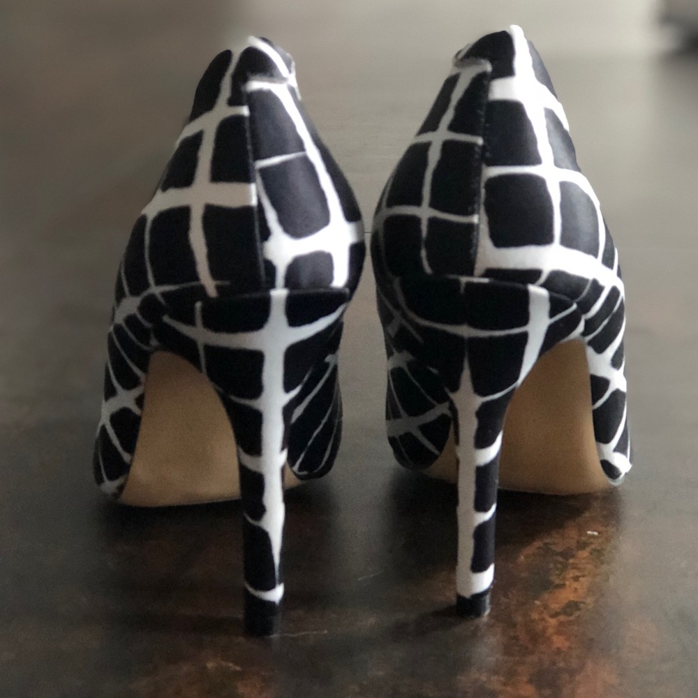 NWOT Adam Lippes for Target Heels black and white - Picture 3 of 4